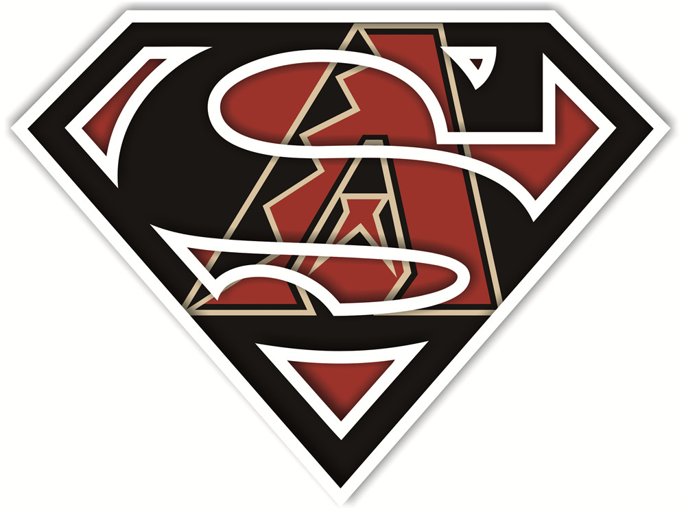 Arizona Diamondbacks superman logos iron on heat transfer